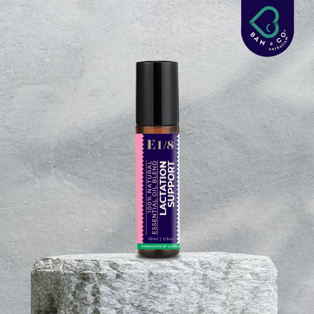 BAM & CO Lactation Support Therapeutic Essential Oil Roll On – Milk Booster 10ml